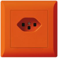 UP-Steckdose kallysto.line T23 orange Schraubklemme