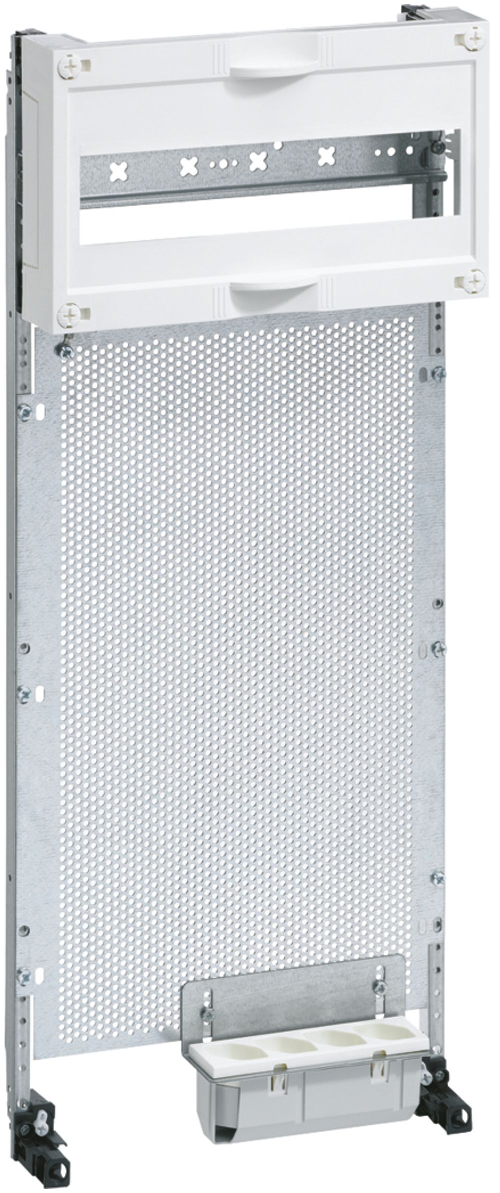 Travée média Hager univers pour ENC 5-rangées 1 rangée modulaire 250×750mm