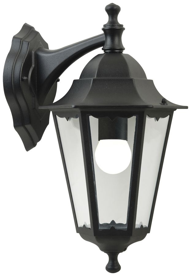 Applique Nordlux Cardiff Down 1×E27 60W IP44 270mm nero