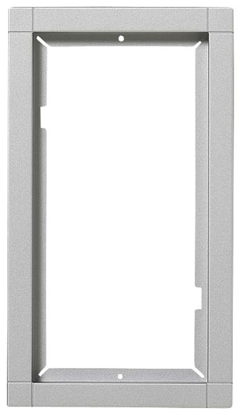 Cornice combinato Siedle, in alluminio, 231×131×15mm, argento