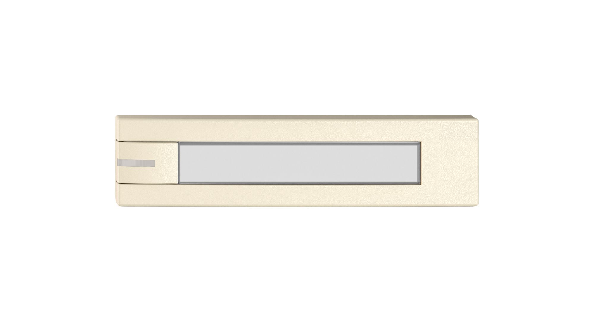 Poussoir 1/4 EDIZIO.liv SNAPFIX® p.KNX&UNI a.LED a.étiquette comm.1touch.cr