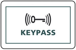 Transponder-Card Hager weiss, 3 Stück