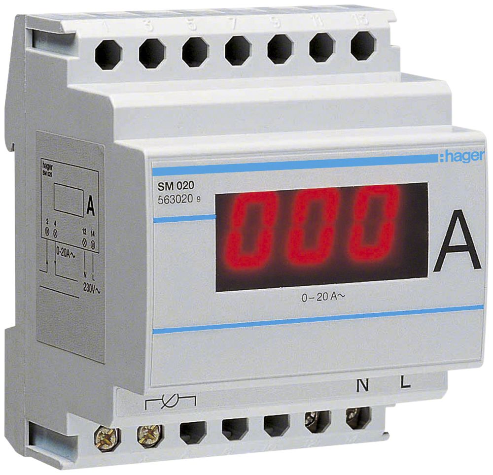 Amperometro INS Hager 0…20A
