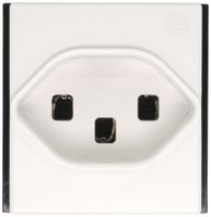 Steckdose Living Now Typ 23 2 Module weiss