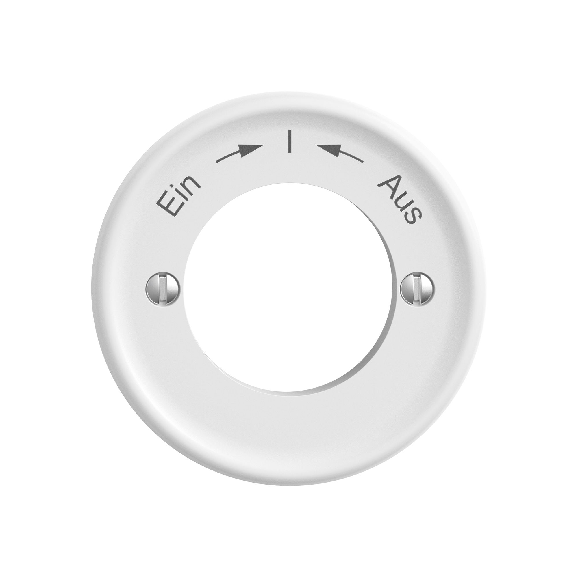 Montageset STANDARDdue SNAPFIX® f.Schwenkt.m.Schloss Ein → ← Aus ws