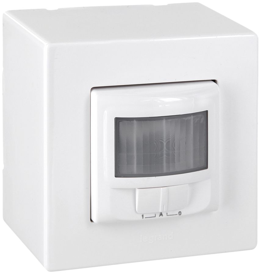 Détecteur de mouvement AP Arteor 250W 2L avec interrupteur H/0/A blanc