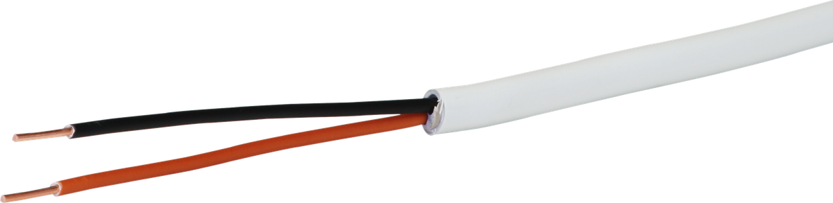 Installationskabel FE0 2×1.5mm² 2L weiss Dca