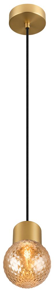 Pendelleuchte SLV VARYT E14 1×6W DIM Ø76×80mm Messing