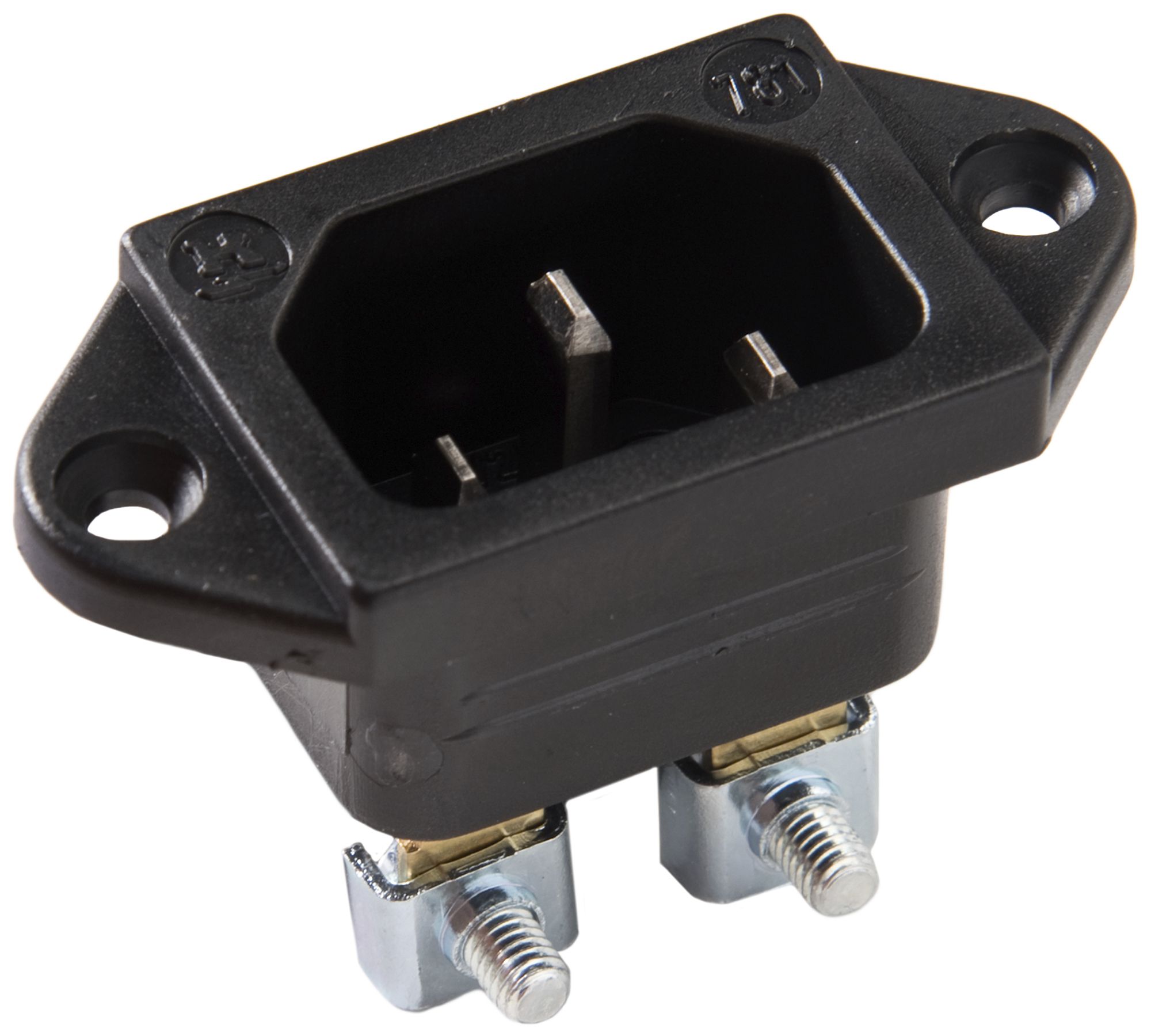 Fiche d'appareils INC type C14 (E) ELBRO 10A 230VAC max.70°C 6.3mm noir IP20