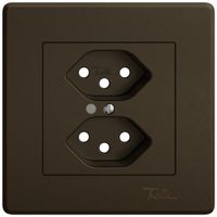 UP-Montageset EDIZIO.liv SNAPFIX® für 2×T13 mit Frontlinse br