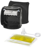 AP-Abzweigdose Hensel WP schwarz 1.5…6mm² 5P 850ml 40A