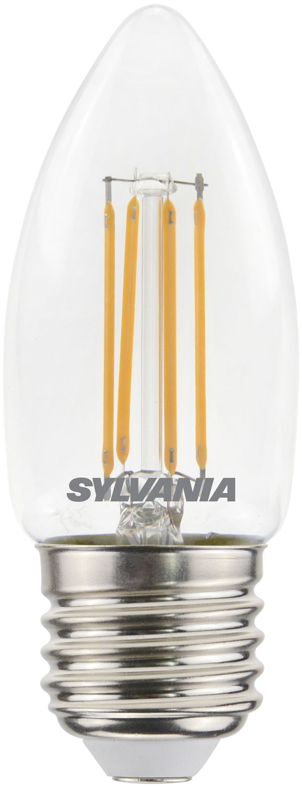 Lampada LED Sylvania ToLEDo CANDLE E27 4.5W 470lm 827 KL DIM SL