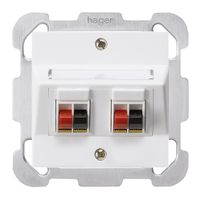 Presa INC audio kallysto 2 volte bi morsetto 2 altoparlanti piastra fissaggio