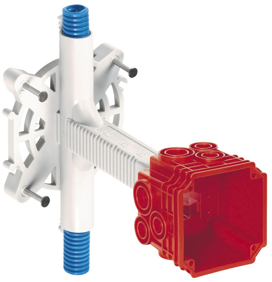 UP-Einlassdose MT CRALLO-TELE 1×1 teleskopisch für Beton-Schalung