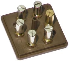 Boîte de dérivation AP Woodtli avec couvercle 5×1.5mm² brun