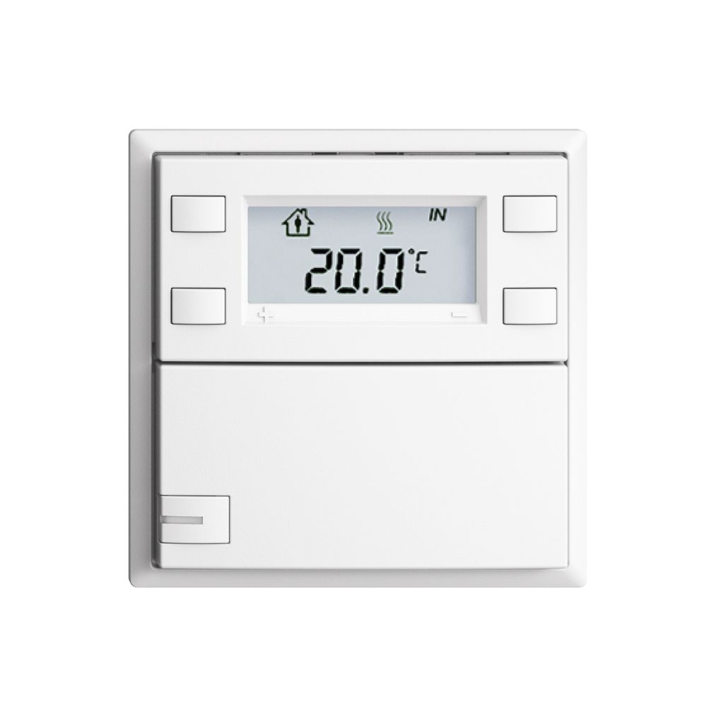 Poussoir RTH ENC KNX 1× EDIZIOdue F blanc, avec LED RGB