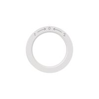 Kennscheibe NEVO, f.Drehschalter, 1 -> 0 <- 2, weiss