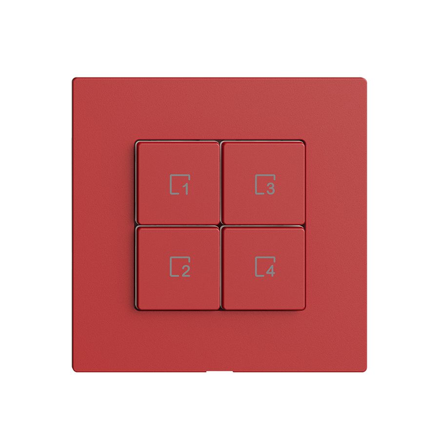 Comando per pulsante scena 4 scene/4T Edue Wiser berry