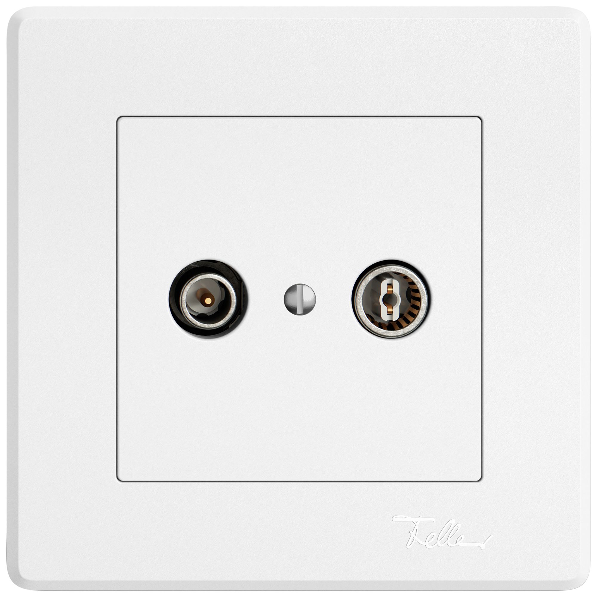 Prise antenne ENC TV-R EDIZIO.liv SNAPFIX® prise de passage 11dB bc