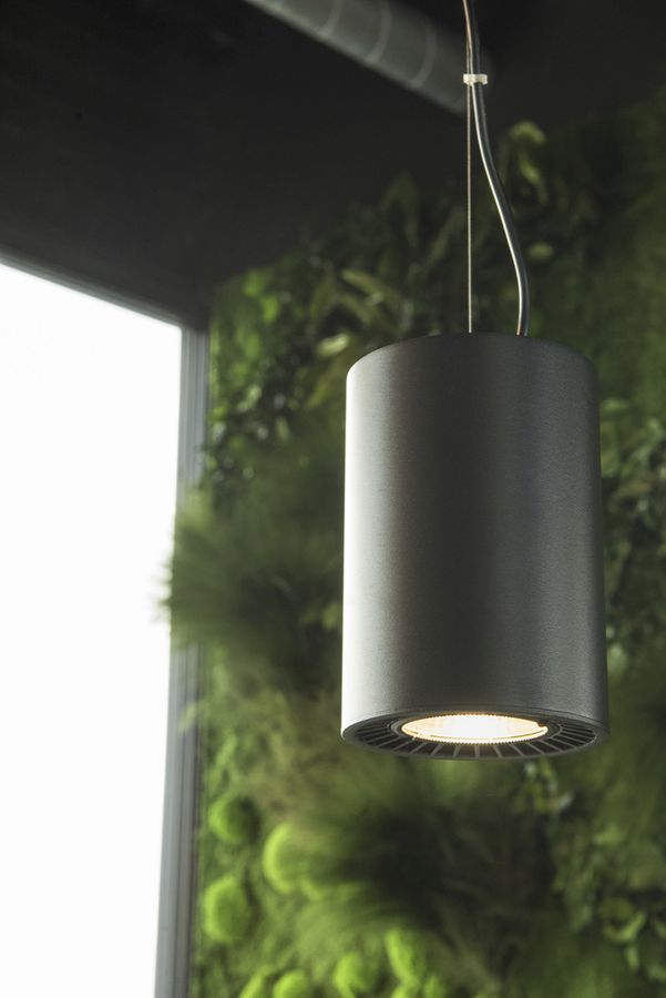 LED-Pendelleuchte SLV SUPROS 31W 2600lm 3000K 60° Ø127×185mm schwarz