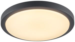 Plafoniera LED SLV AINOS, 18W 1430lm 3000K con sensore IP44 antracite