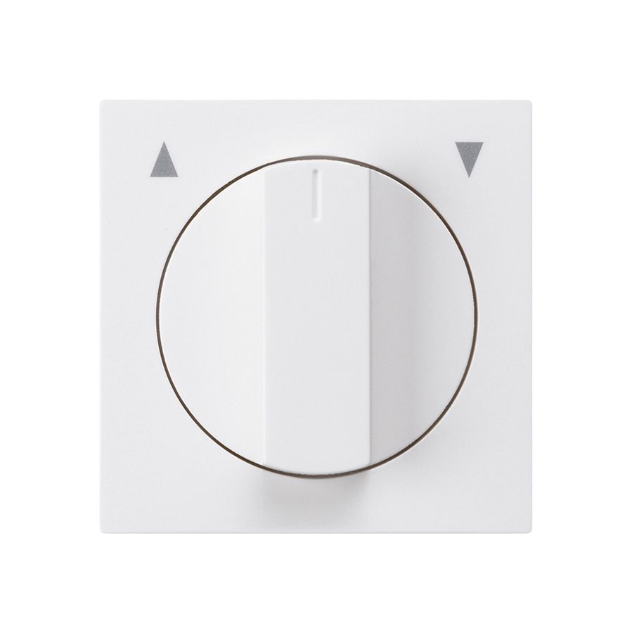 Frontset kallysto 60×60mm weiss für Storendrehschalter/-taster