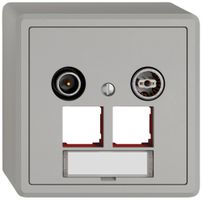 AP-Multimediadose TV-R EDIZIO.liv SNAPFIX® EASYNET f.2×RJ45 S-One 4dB hgu