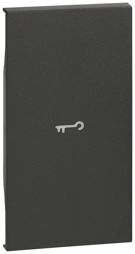 Cache de touche Living Now 2 modules illuminable avec symbole clé noir