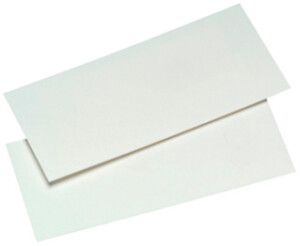 Étiquette de marquage Hager FV+ 91×36×0.3mm blanc DIN1-3