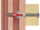 Universaldübel fischer DuoPower 5×25mm Nylon grau/rot