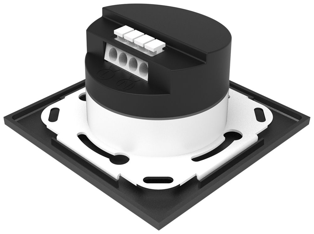 Applique LED INS DOTLUX EASYSTAIR PIR SEN 1.5W 70lm 930 82×82mm nero