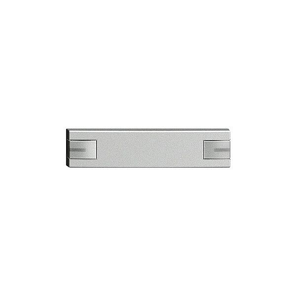 Touche 1/4 KNX/électron.a.LED EDIZIOdue 2× commande simple, silver