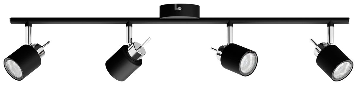 Spot Philips Meranti GU10 4×35W 674×150mm nero