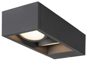 LED-Wandleuchte SLV ESKINA FRAME WL 27W 3000/4000K 2200lm IP65 anthrazit