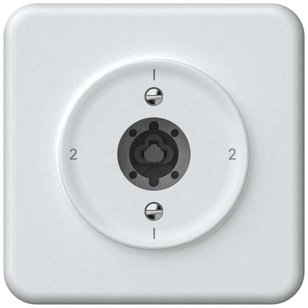 Interrupteur à clé ENC origin commutateur 3/1L 16A 250V 1-2-1-2 92×92mm blanc