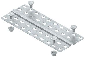 Stossstellenleiste Niedax B=239mm für Bodenstabilisierung, Stahl bandverzinkt