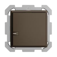 Poussoir ENC KNX 1× EDIZIOdue coffee RGB avec LED