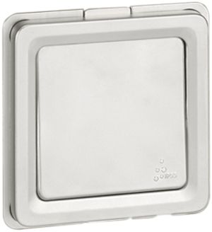 UP-Wippschalter Soliroc 3/1L verchr.