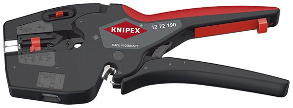 Abisolierzange KNIPEX NexStrip 0.03…10mm² 190×17×110mm 170g