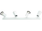 Plafonnier Philips myLiving PAISLEY, GU10 4×5.5W IP20, blanc