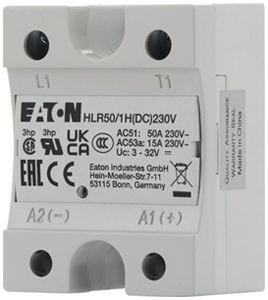 Halbleiterrelais Eaton HLR50/1H(DC)230V, 3…32VDC 50A/24…240VAC