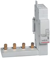 Anschlusselement Legrand DX3, für Kopfeinspeisung, 4P (3P+N) 63A 1TE