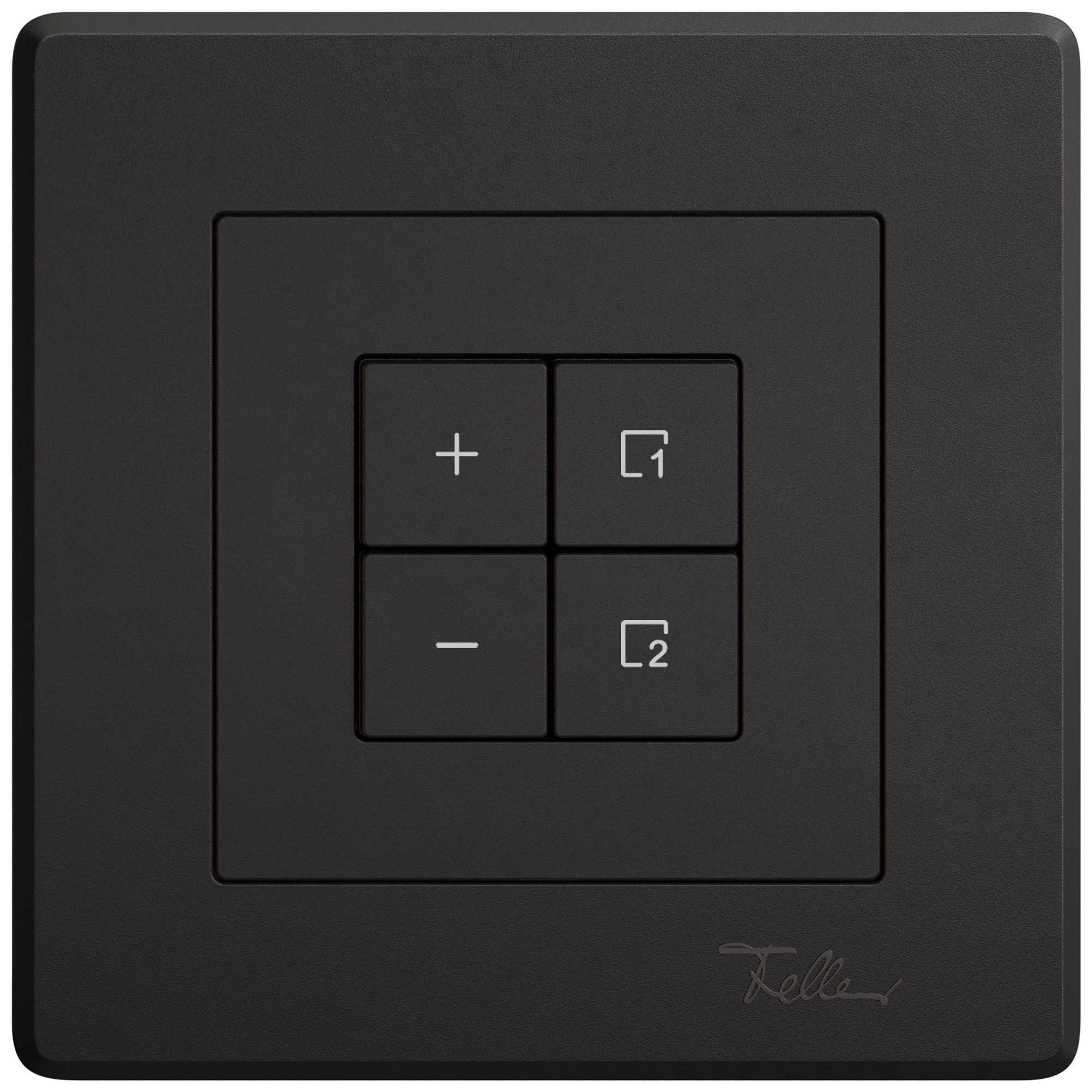 Station secondaire variateur ENC EDIZIO.liv Wiser SNAPFIX® 1 scène 4 touches no