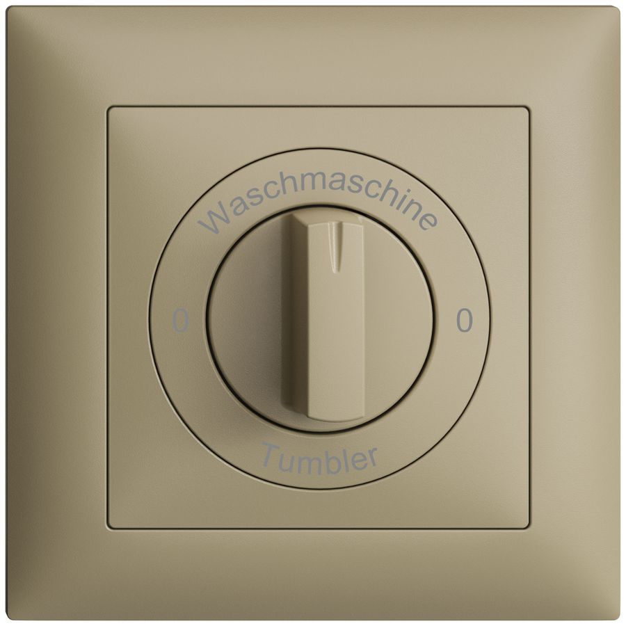 Kit front. 0-Waschmaschine-0-Tumbler EDIZIOdue 88×88mm sand