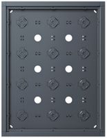 Boîtier AP Siedle 12× 332×432×36.5mm anthracite