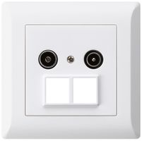 Presa antenna INC R/TV HMS kallysto.line 19dB bianco