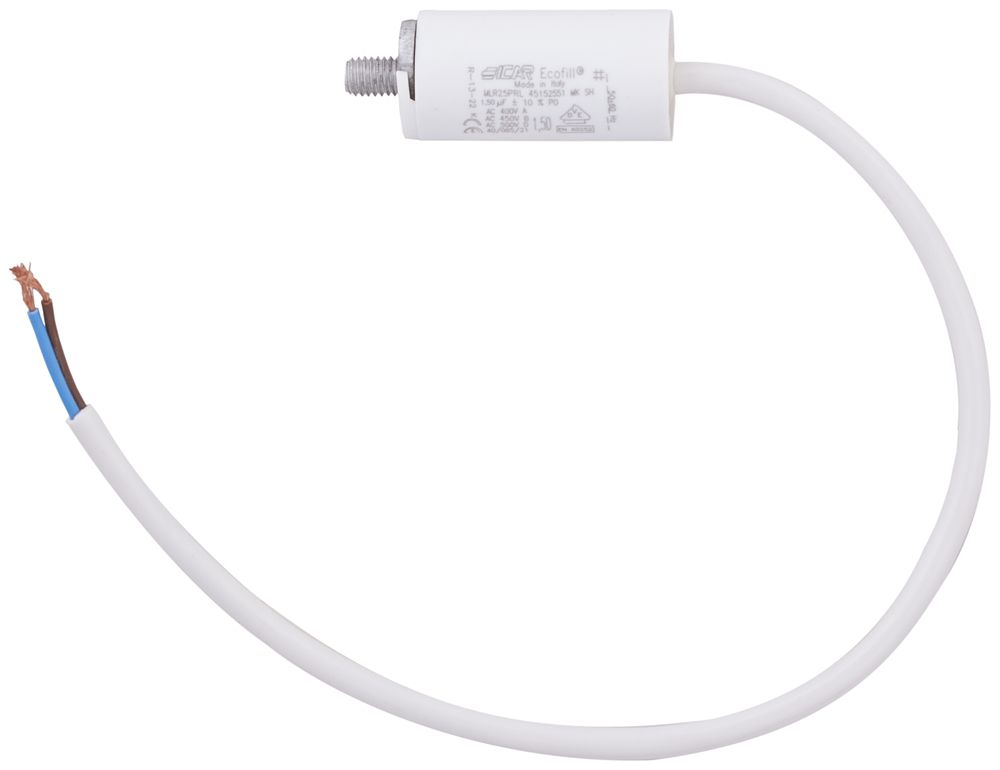 Condensatore ICAR MLR25PRL45152551 1.5µF 450V per motore Ø25×51mm