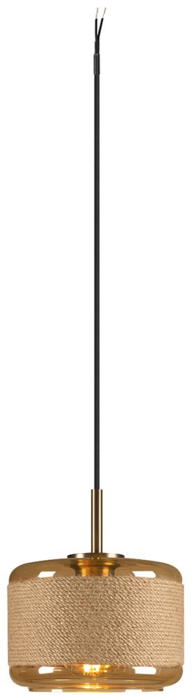 Lampada sospesa SLV PANTILO E27 1×0…15W Ø185mm oro