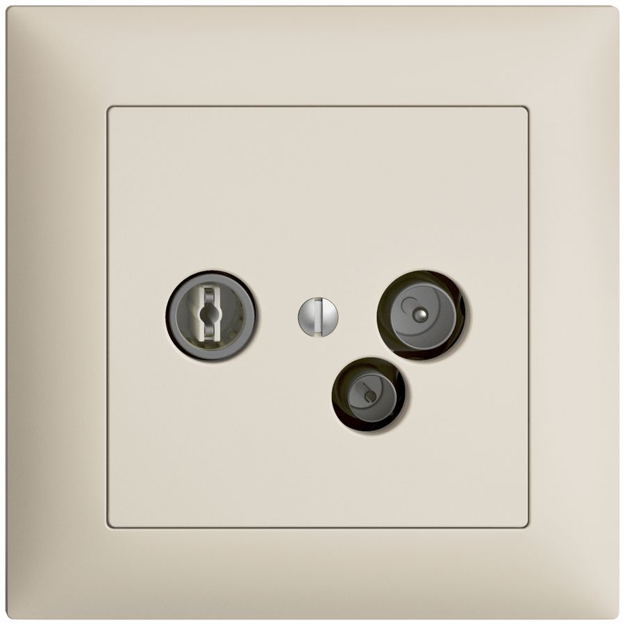 UP-Antennendose TV-R-Daten DD04 5…65MHz EDIZIOdue crema