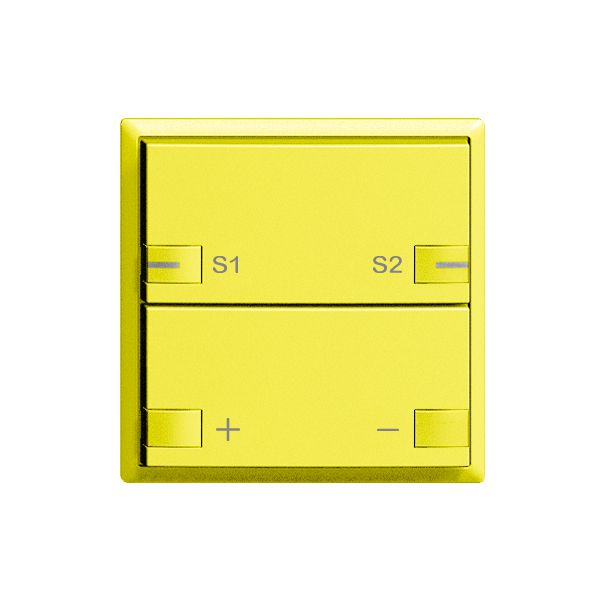 UP-Taster ZEP Universaldimmer Szene 1K/2T EDIZIOdue lemon